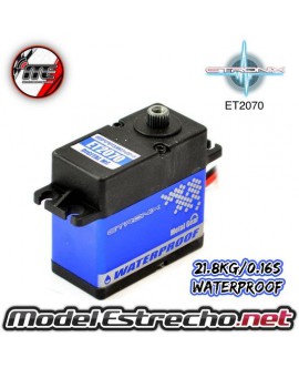 ETRONIC 6V 21.8Kg 0.16 Seg. STD DIGITAL SERVO METAL GEAR WATERPROOF