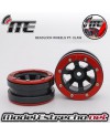 BEADLOCK WHEELS PT - CLAW BLACK/RED 1.9 (2U.)
