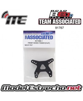 TEAM ASSOCIATED B6.1 FRONT SHOCK TOWER, FLAT GRAPHITE