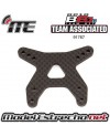 TEAM ASSOCIATED B6.1 FRONT SHOCK TOWER, FLAT GRAPHITE