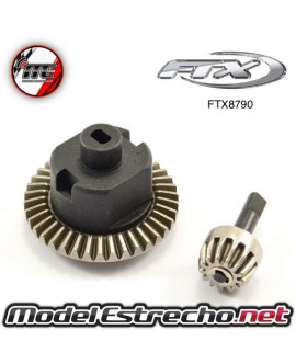 FTX MAULER FRONT REAR AXLE PINION & RING METAL GEAR SET 38T