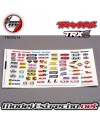TRAXXAS DECAL SHEET, RACING SPONSORS