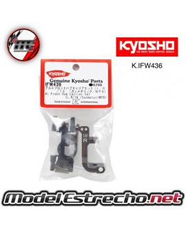 KYOSHO SOPORTE DELANTERO PORTAMANGUETA INFERNO MP10 16 DEG. ALUMINIO