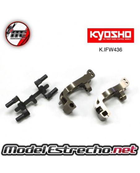 KYOSHO SOPORTE DELANTERO PORTAMANGUETA INFERNO MP10 16 DEG. ALUMINIO