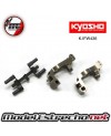 KYOSHO SOPORTE DELANTERO PORTAMANGUETA INFERNO MP10 16 DEG. ALUMINIO