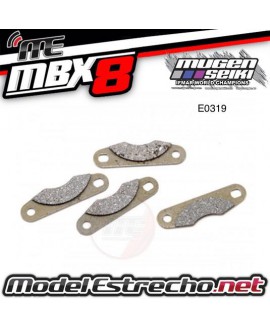 PLACA FRENO MAS FERODO PEGADO MUGEN MBX8