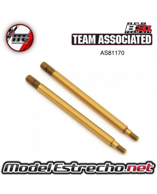 VASTAGOS AMORTIGUADOR DELANTERO ASSOCIATED RC8B3.1  30.5mm 