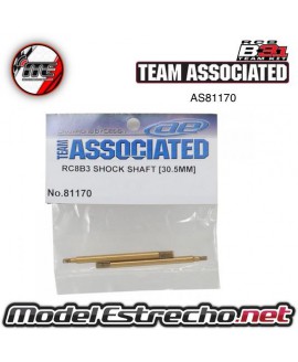 VASTAGOS AMORTIGUADOR DELANTERO ASSOCIATED RC8B3.1  30.5mm 