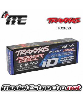 BATERIA TRAXXAS POWER CELL LIPO 7600MAH 7.4V 2S 25C 