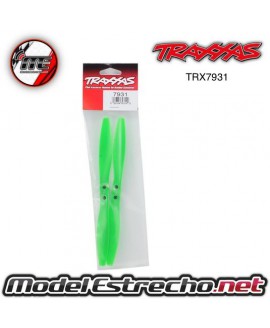 TRAXXAS ATON HELICES VERDE (2U.)