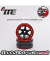 BEADLOCK WHEELS PT - WAVE BLACK/RED 1.9 (2U.)