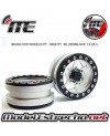BEADLOCK WHEELS PT - MIGHTY SILVER/RED 1.9 (2U.)