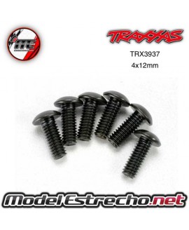 SCREWS, 4X12MM BUTTON-HEAD MACHINE (HEX DRIVE) (6)