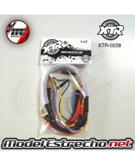 CABLE DE CARGA 2 LIPO 2S-2 BANANA 4mm/5mm