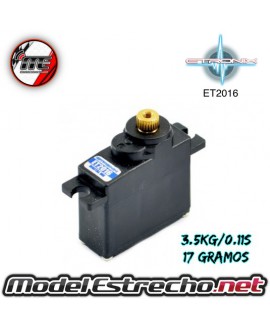 MICRO SERVO DIGITAL METAL GAER ETRONIX 17 Gramos 3,5Kgr/0,11s. 