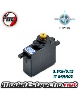 MICRO SERVO DIGITAL METAL GAER ETRONIX 17 Gramos 3,5Kgr/0,11s. 