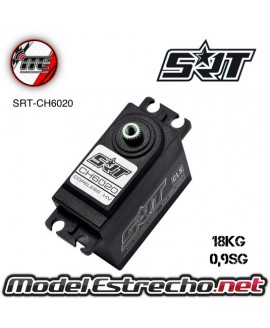 SERVO SRT HV CORELESS CAJA SEMI-METALICA PIÑON METALICO CH6020 18Kg.  0.9Seg. 