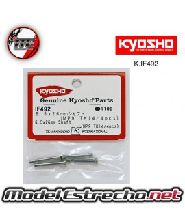 EJES 6.5x26mm KYOSHO INFERNO MP9/MP10 ( 4U. )