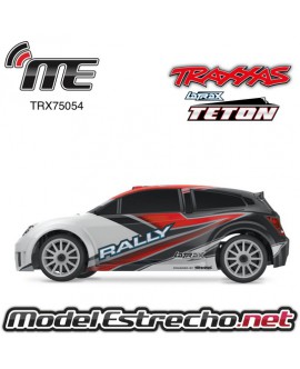 TRAXXAS LATRAX RALLY 1/18, BRUSHED RTR ROJO