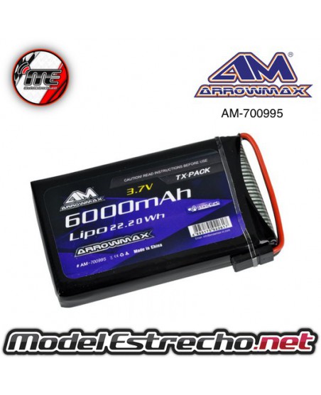 BATERIA ARROWMAX LIPO SANWA M17 TX 6000 3.7v.