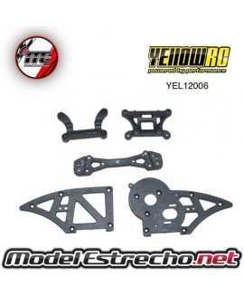 CHASIS SIDE PLATES B MAS SHOCK TOWERS