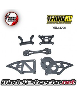 CHASIS SIDE PLATES B MAS SHOCK TOWERS