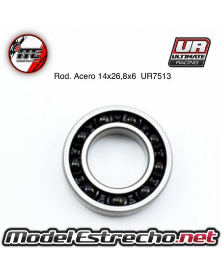 RODAMIENTO TRASERO MOTOR INTERNO ACERO 14x25,8x6 NOVA