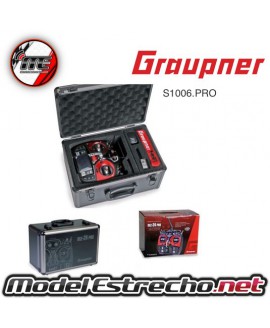 EMISORA GRAUPNER MZ-24 HOTT 12CANALES RECEPTOR GR-18