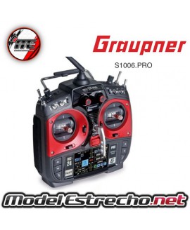 EMISORA GRAUPNER MZ-24 HOTT 12CANALES RECEPTOR GR-18