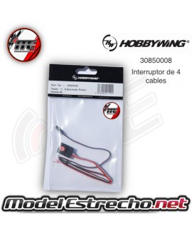 INTERRUPTOR HOBBYWING DE 4 HILOS