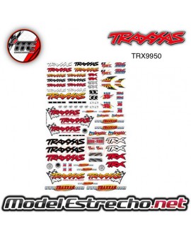 OFFICIAL TEAM TRAXXAS RACING DECAL SET - PEGATINAS TRAXXAS  