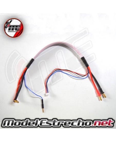 CABLE DE CARGA LIPO 2S BANANA 4mm/5mm