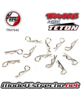CLIPS CARROCERIA 1/18 TRAXXAS (12U.)