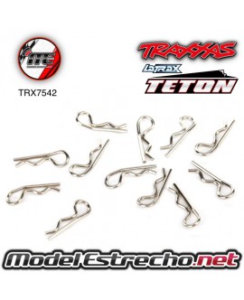 CLIPS CARROCERIA 1/18 TRAXXAS (12U.)