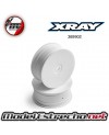 XRAY LLANTAS 4WD DELANTERA 1/10 12mm BLANCAS (2u.)