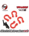 TRAXXAS BUMPER D-RING RED