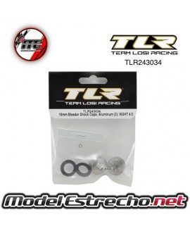TLR TAPON AMORTIGUADOR ALUMINIO 16mm  8IGHT-E 4.0 