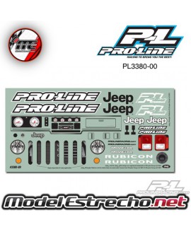 PROLINE JEEP WRANGLER RUBICON CUSTOMIZED CLEAR BODY CRAWLER  WHEEBASE