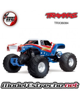 TRAXXAS BIG FOOT 1/10TH  MOSTER TRUCK RTR AZUL