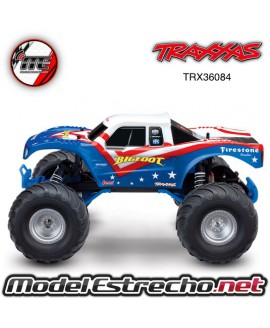 TRAXXAS BIG FOOT 1/10TH  MOSTER TRUCK RTR AZUL