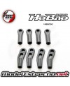 ROTULAS PLASTICAS TIRANTE TRASERO SUPERIOR HOBAO HYPER 7, 8, SS Y VS NITRO Y ECO