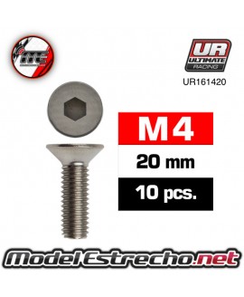 TORNILLOS M4x20mm AVELLANADOS (10U.) 

Ref: UR161420