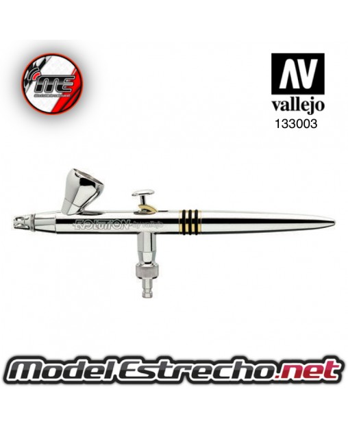 AEROGRAFO EVOLUTION  (2:1) BY VALLEJO - DEPOSITOS 2+5ml BOQUILLAS 0.2+0.4mm