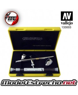 AEROGRAFO EVOLUTION  (2:1) BY VALLEJO - DEPOSITOS 2+5ml BOQUILLAS 0.2+0.4mm
