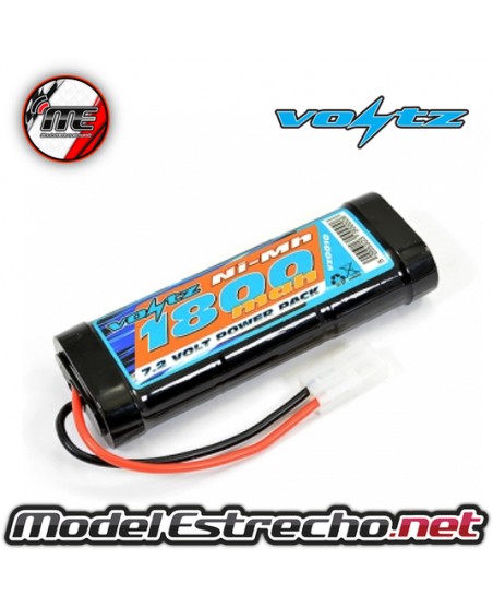 VOLTZ 1800MAH STICK PACK 7.2V W/TAMIYA CONNECTOR