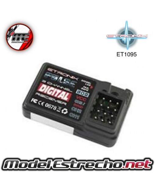 RECEPTOR ETRONIX PULSE GFSK 3CH 2.4GHZ