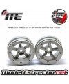 BEADLOCK WHEELS PT - SLINGSHOT SILVER/RED 1.9