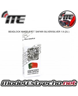 BEADLOCK WHEELS PT - SLINGSHOT SILVER/RED 1.9