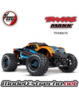 TRAXXAS MAXX 1/10 SCALE 4WD BRUSHLESS ELECTRIC MOSTER NARANJA