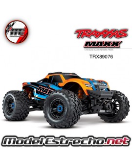 TRAXXAS MAXX 1/10 SCALE 4WD BRUSHLESS ELECTRIC MOSTER NARANJA